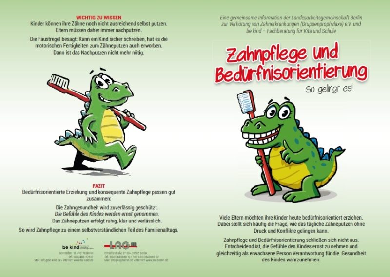 Zahnhygiene und bedürfnisorientierte Pädagogik