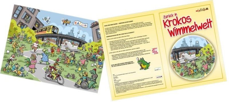 Wimmelbild zur Zahngesundheit auf der Dental Berlin 2025 – Ziel: Auch jene Kinder erreichen, die bislang nicht ausreichend profitieren